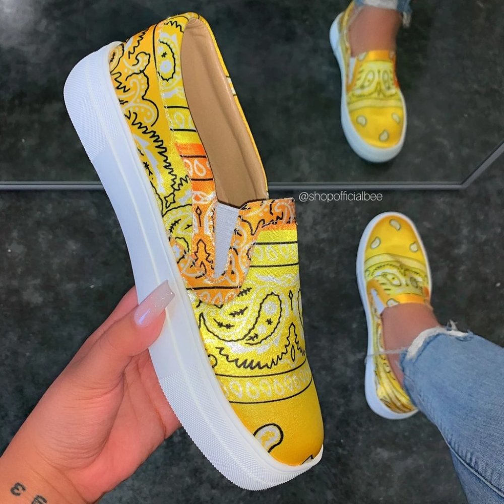 COPY - Yellow bandana vans